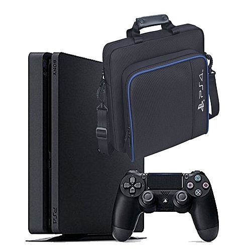 Sony PlayStation 4 Slim 500GB - PS4 Console Black +CARRYING CASE - LagMart