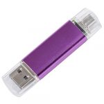 128GB 2 In 1 OTG USB 2.0 Flash Drive For PC & Android
