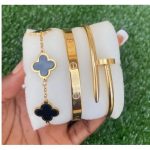3 In 1 Bracelet/Bangle Set For Women (N,Bv,C)