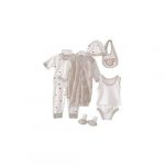 8pcs Cotton Clothes Set For Newborn Babies - Green