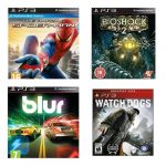 Activision Ps3 Spider Man + Bioshock 2 + Blur + Watch Dogs