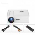 EXCELVAN 3000 Lumens HD LED Home Theater Native 720p Support 1080p Led Projector HDMI VGA/ USB/ AV /TV