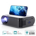 Mini Portable Projector WiFi Android 6.0 For 1080P Video Proyector 2800 Lumens Phone Smart 3D Beamer Home Cinema