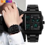 Skmei Men Sport Wristwatch Dual Display Digital Quartz Waterproof