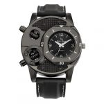 V8 Super Speed Big Face Men's Speedy Wristwatch- Black