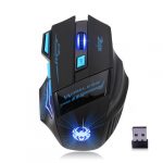 ZELOTES F14 LED Optical Computer Mouse Wireless 2.4G 2400