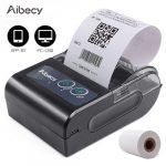 Aibecy 58mm Mini Portable Thermal Printer Wireless Lable Receipt