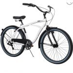 Huffy 26 In. Men's Lockland, 7 Speed Cruiser Bicycle, White
