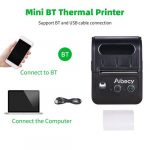 Aibecy Portable Wireless BT 58mm 2 Inch Thermal Receipt