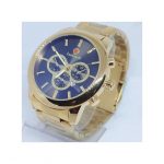 Men Luxury Non Fading Gold Wristwatch