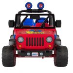 Spider Man Power Wheels Spider-Man Jeep Wrangler Battery Powered Ride-On Vehicle