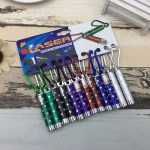 3 In 1 Mini Counterfeit Money Detector Laser Led Flashlight 12 Pcs