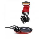 3 In 1 Non-stick Frying Pan & Set Of 6 Cooking Spoon Utensil