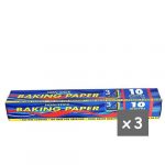 3A Baking Paper (Non-Stick 300Mmx10M) X3 - White