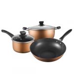 3pcs Pure Iron Casting Nonstick Pots And Pan Cookware Set