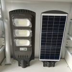 480watts Waterproof Motion Sensor Solar Street Light With Remote,Longer Lasting Battery. With Free Pole Stand