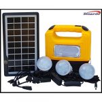 6000mAh Salpha Blaze Solar Energy Lighting Kit 3 Bulbs