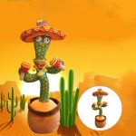 Dancing Cactus Plush Toy Cactus Plush Toy Singing Toy Battery Powered