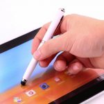 4 In 1-Touchscreen+Dual LED Light+Writing Styli Pen - White