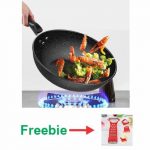 Iron Wok Carbon Steel Non-stick Gas Cooker Kitchen Pan