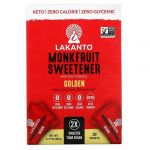 Lakanto Monkfruit Sweetener With Erythritol, Golden, 30 Packets