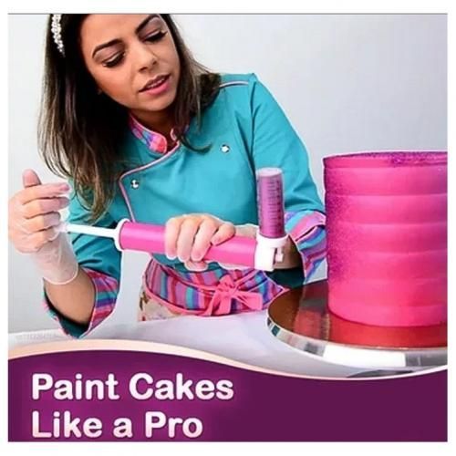 Manual Airbrush For Cake Decorating Coloring - LagMart