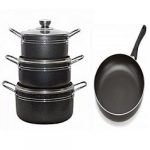 Master Chef 3 Sets Non Stick Cooking Pot With Fry Pan