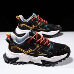 Men's Sports Shoes Flying Woven Fashion Casual Shoes - Black