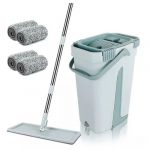 Microfiber Mop With Bucket, Clean Squeeze Handsfree Mop