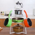 Portable Plastic Storage Pot Rack