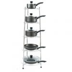 Quality Portable Storage Pot Rack - 5 Tiers