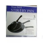 Three Non-Stick Fry Pans