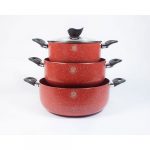 Upscale 6 Pieces Nonstick Non Scalding Cookware