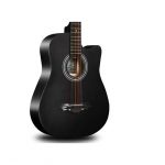 Acoustic Box Guitar With Bag And Strap - Black