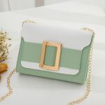 Casual Small Square Bag With Small Color Bag Green