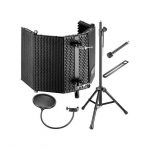 Classy Vocal Booth/Mic Reflection Filter + POP FILTER + STAND