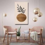 Awesome Antique Flower Vase Wall Canvas