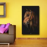 Awesome Cartel Horse Wall Canva