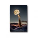 Awesome Illustrative Giraffe Wall Canvas