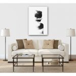 Art Work With Frame ( Abstract Map Artwork )