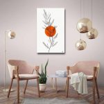 Awesome Summer Leaf Wall Canvas