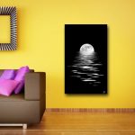 Awesome Sunset By The Sea Wall Canvas