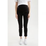 Defacto Woman Slim Fit Maternity Bottom-Denim - Black