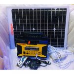 Qasa Solar Power Portable Generator With FM Radio & Torch+Panel