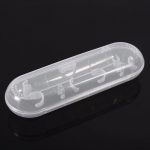 Replacement Electric Tooth Brush Heads For Philips For Travel Portable Box Holder(1pc Transparent Box)