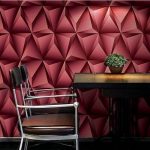 Whiterosy wallpapers 3D Effect Wallpaper- Red Colour