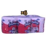 Familia Ultra Red Tissue Paper Roll - 6 Rolls