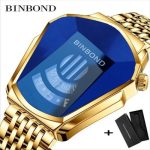 Binbond Top Luxury Stainless Steel Waterproof Wrist Watch